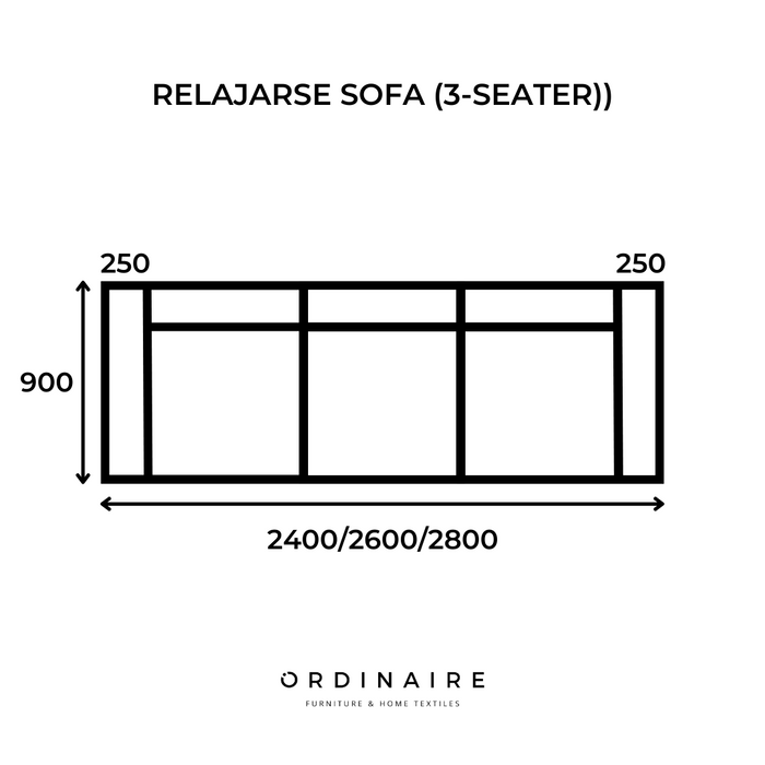 RELAJARSE SOFA (3-Seater)