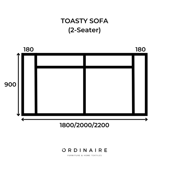 TOASTY SOFA (2-Seater)